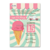 Ice Cream Προσκλητήριο Βάπτισης για Κορίτσι
