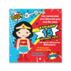 Wonder Woman Πρόσκληση Βάπτισης για Κορίτσι