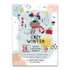 Χριστουγεννιάτικο Προσκλητήριο Βάπτισης Cozy Winter
