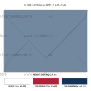 Φάκελος Χριστουγεννιάτικου Προσκλητηρίου Βάπτισης Πιγκουίνος