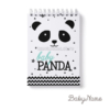 Panda Βάπτιση Αγόρι - Μπλοκάκι Ζωγραφικής / Σημειωματάριο