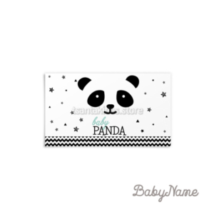 Panda Βάπτιση Αγόρι - Περιτύλιγμα για Σαπουνόφουσκες