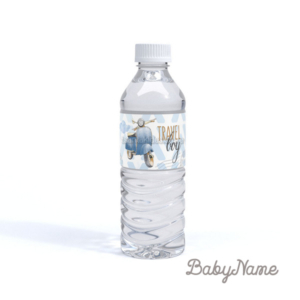 Βέσπα Βάπτιση Αγόρι - Ετικέτα για Μπουκάλι Νερού