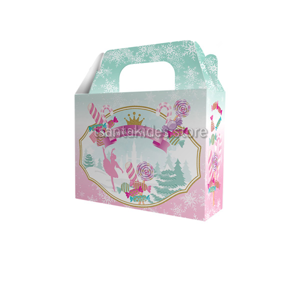 Xmas Candyland Βάπτιση Κορίτσι – Kουτί Lunchbox BKT24