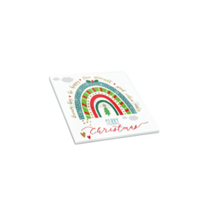 Xmas Rainbow BoyΣουβέρ Κεραμικό για Βάπτιση Αγόρι