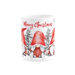 Christmas Elves Κεραμική Κούπα για Βάπτιση Αγόρι