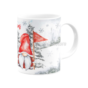 Christmas Elves Κεραμική Κούπα για Βάπτιση Αγόρι