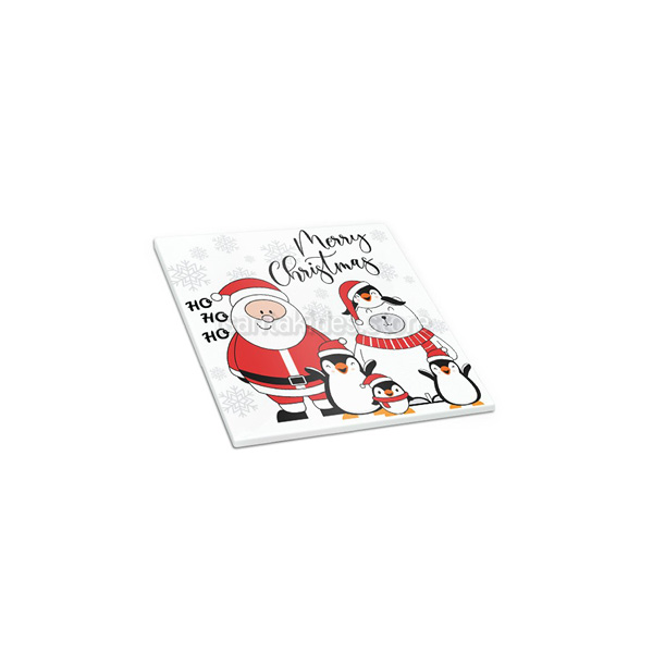 Snow Santa Σουβέρ Κεραμικό για Βάπτιση Αγόρι