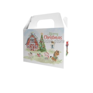 Christmas Farm Βάπτιση Αγόρι – Kουτί Lunchbox BKT24