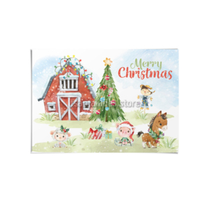 Christmas Farm Βάπτιση Αγόρι – Σουπλά για βάπτιση