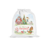 Christmas Farm Βάπτιση Αγόρι – Πουγκί Υφασμάτινο με Κορδόνι