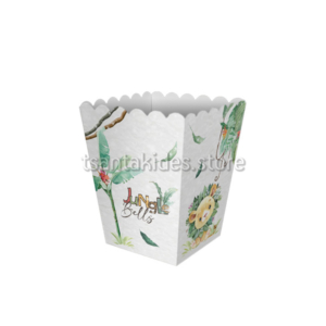 Jungle Bells Βάπτιση Αγόρι – Kουτί Popcorn BKT21