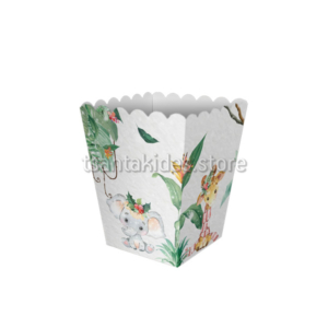 Jungle Bells Βάπτιση Αγόρι – Kουτί Popcorn BKT21
