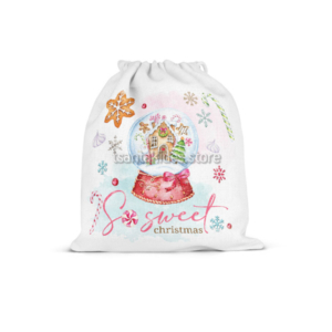 So Sweet+ Βάπτιση Κορίτσι – Πουγκί Υφασμάτινο με Κορδόνι