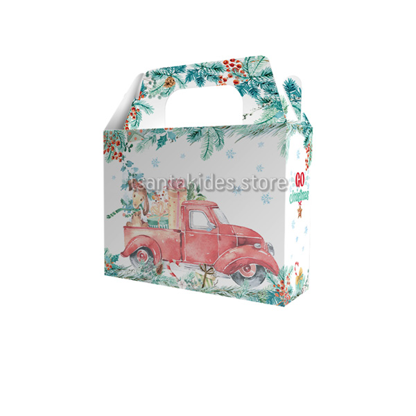 Xmas Red Truck Βάπτιση Αγόρι – Kουτί Lunchbox BKT24