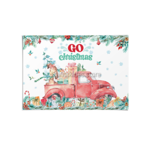 Xmas Red Truck Βάπτιση Αγόρι – Σουπλά για βάπτιση