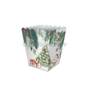 Santa Ho hoho Βάπτιση Αγόρι – Kουτί Popcorn BKT21