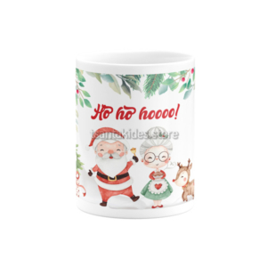 Santa Ho hoho Κεραμική Κούπα για Βάπτιση Αγόρι