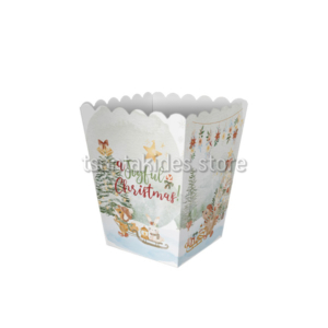 Joyful Christmas Βάπτιση Αγόρι – Kουτί Popcorn BKT21