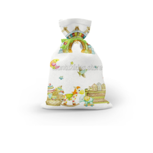 Kids Macrame Μπομπονιέρα για Βάπτιση Αγόρι σε Πουγκί