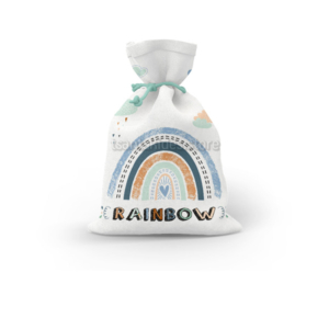 Rainbow Boy Μπομπονιέρα για Βάπτιση Αγόρι σε Πουγκί