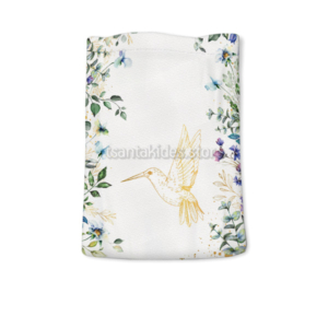Flower Colibri Μπομπονιέρα για Βάπτιση Αγόρι σε Πουγκί