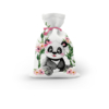 Baby Girl Panda Μπομπονιέρα για Βάπτιση Κορίτσι σε Πουγκί