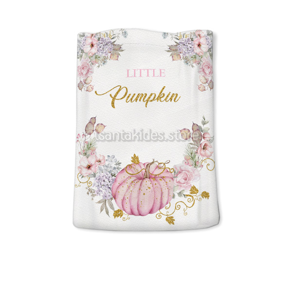 Little Pumpkin Μπομπονιέρα για Βάπτιση Κορίτσι σε Πουγκί